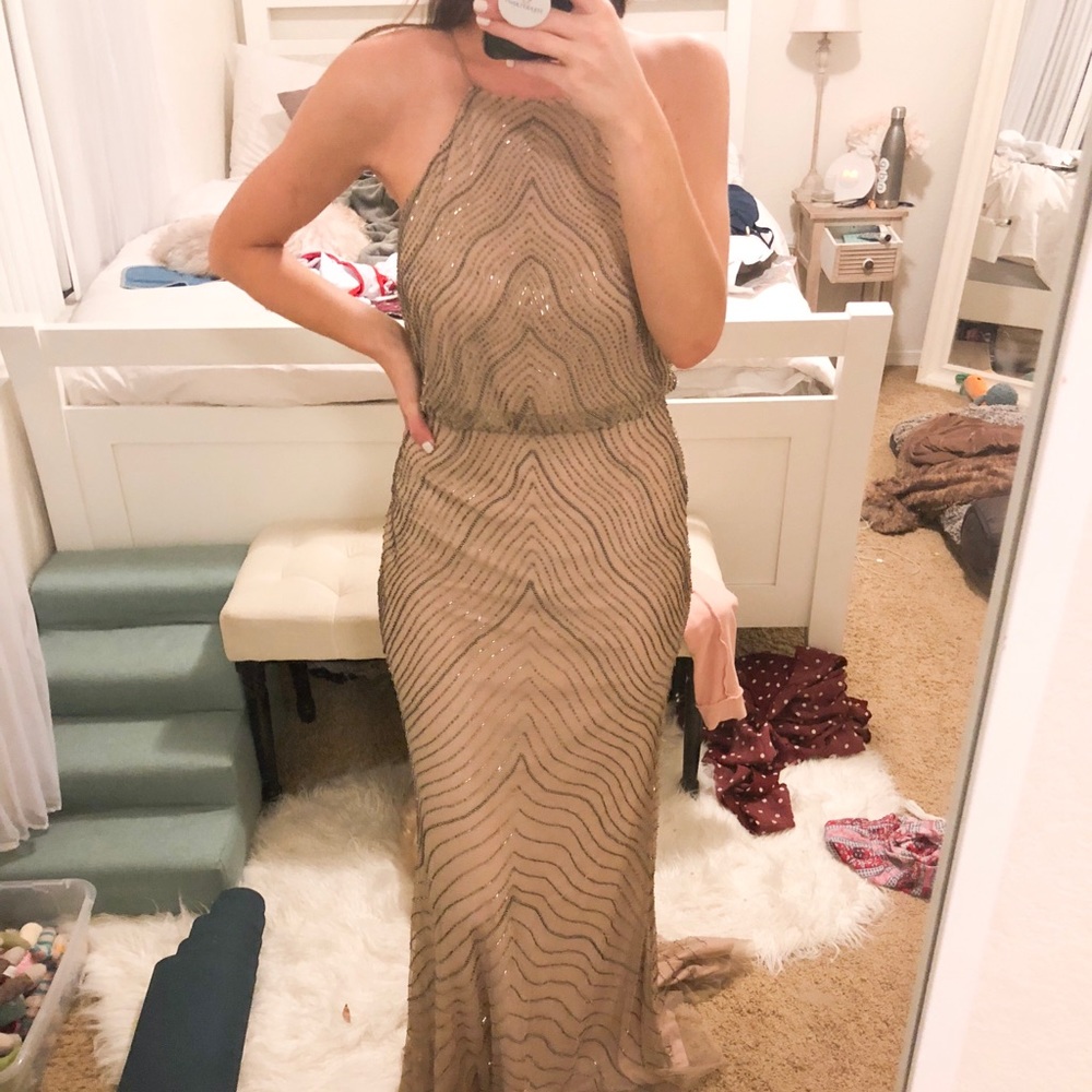 Adrianna Papell Beaded Gown